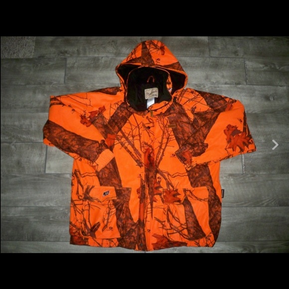 Woolrich Other - Woolrich Puffer Blaze Orange Camo Men’s Jacket XL